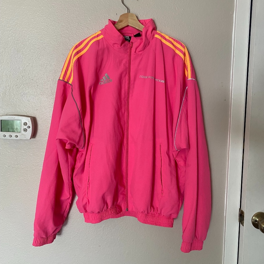 Adidas x Gosha Rubchinskiy Track Jacket in Hot Pink, Size XS